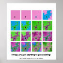 Recherche de fractale bleue posters Rose