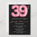 Recherche de glitter anniversaire invitations Noir