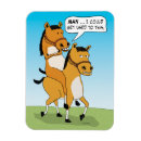 Recherche de cheval drôle magnets Humoristique