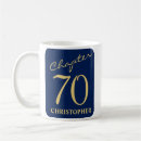 Recherche de anniversaire de 70 ans tasses Élégant