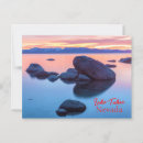 Recherche de le lac tahoe cartes postales Coucher de soleil
