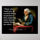 Recherche de citation de liberté posters Benjamin franklin