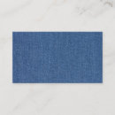 Recherche de tissu denim cartes visite Textile