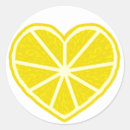 Recherche de fruit jaune autocollants Brillant