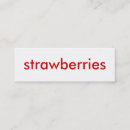 Recherche de de fraise cartes visite Pour tous