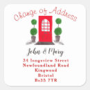 Recherche de porte rouge autocollants Changement d'adresse