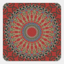 Recherche de mandala bleu autocollants Motif