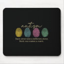 Recherche de empreinte digitale tapis souris Fierté autistique