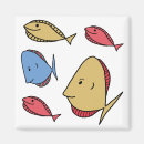 Recherche de petits poissons magnets Mer