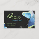Recherche de papillons bleus cartes visite Pour elle