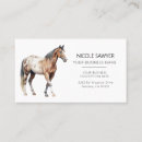 Recherche de cheval équestre cartes visite Entraîneur