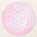 Recherche de géométrie sacrée dessous de verres Rose