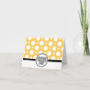 Recherche de et polka jaune vœux cartes Motif