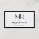 Recherche de géologue cartes visite Bijouterie