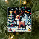 Recherche de pixel art ornements Noël
