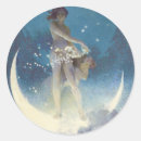 Recherche de croissant de lune autocollants Bleu