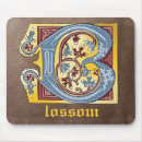 Recherche de lettre b tapis souris Monogramme