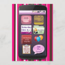 Recherche de smartphone invitations Fête d'anniversaire