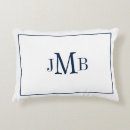 Recherche de marine et blanc coussins Minimaliste