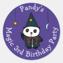 Recherche de panda heureux autocollants Anniversaire