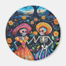 Recherche de crâne de sucre magnets Illustration