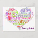 Recherche de fille scout cartes postales Troupe