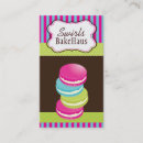 Zoek naar macarons visitekaartjes Schattig