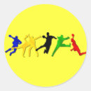 Recherche de handbal autocollants Joueur de handball