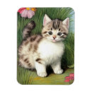 Recherche de vintage de chat magnets Chaton