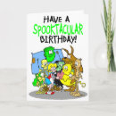 Zoek naar spook verjaardagskaarten Gruwel