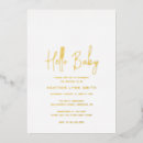 Recherche de gold baby shower invitations Mother to be