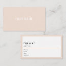 Recherche de individuel cartes visite Minimaliste