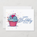 Recherche de cupcakes vœux cartes Amusant