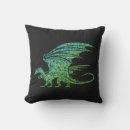 Recherche de dragon vert coussins Créature mythique