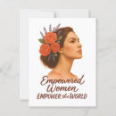 Recherche de femmes fortes cartes postales Citation inspirante