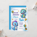 Recherche de dinosaure bleu invitations Enfants