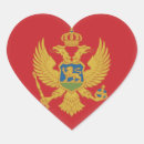 Recherche de monténégro autocollants Drapeaux du monde