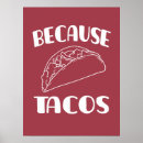 Recherche de tacos drôles posters Foodie
