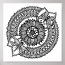 Recherche de style 2 de fleu art Livre de coloriage