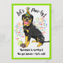 Recherche de chiens drôles invitations Fête d'anniversaire de chien
