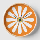 Recherche de marguerite orange horloges Fleur
