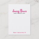Zoek naar pink bow visitekaartjes Boutique