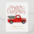 Zoek naar vintage vrachtwagen briefkaarten Kerstboom
