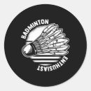 Recherche de racket autocollants Amoureux du badminton
