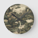 Recherche de cygne horloges Fleurs