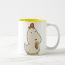 Recherche de poussin de bande dessinée tasses Poulet