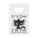 Zoek naar grappige kat flessenopeners Zwart