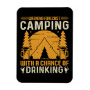 Recherche de feu de camp magnets Campeur