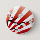 Recherche de fleurs de cerisier badges Blanc