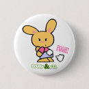 Recherche de lapin drôle badges Animaux